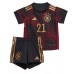 Dětský Fotbalový dres Německo Ilkay Gundogan #21 MS 2022 Venkovní Krátký Rukáv (+ trenýrky)